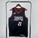 New York Knicks Black #8 GEORGE  NBA Jerseys  25-26