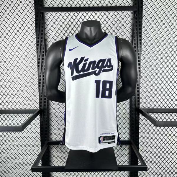 Sacramento Kings White #18 WESTBROOK 1:1 Quality NBA  Season Jerseys 2024
