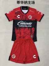 Tijuana Home Fans   (kids and man ) 1:1 Quality Soccer Jersey  25-26
