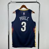 New Orleans Pelicans  Blue #3 POOLE 1:1 Quality NBA  Season Jerseys 2026