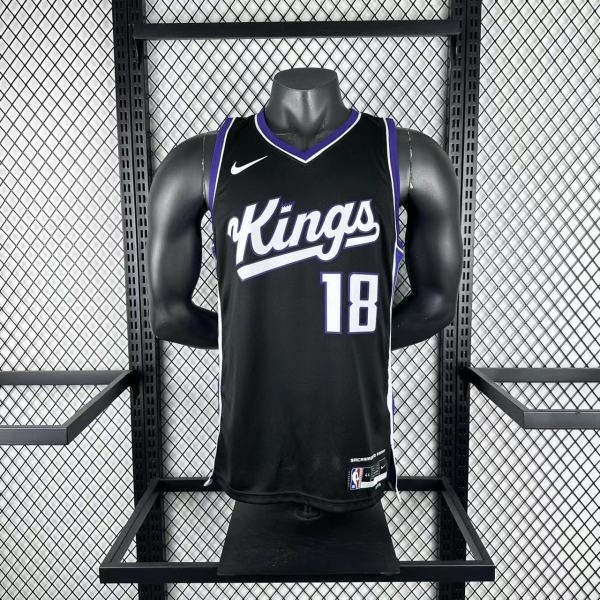 Sacramento Kings Black #18 WESTBROOK 1:1 Quality NBA  Season Jerseys 2024