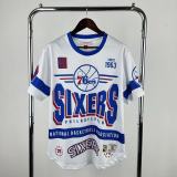 Retro Philadelphia 76ers White  1:1 Quality NBA  Season Jerseys 2026