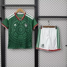 Mexico Home Fans With Pants Sets 1:1 Quality Soccer Jersey   26-27 (2026)
