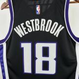 Sacramento Kings Black #18 WESTBROOK 1:1 Quality NBA  Season Jerseys 2024