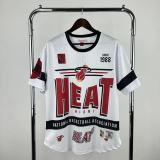 Retro Miami Heat  White  1:1 Quality NBA  Season Jerseys 2026