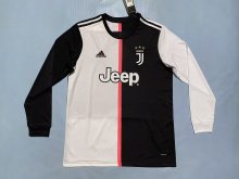 Retro Juventus Home Long Sleeve Fans 1:1 Quality Soccer Jersey  2019-2020