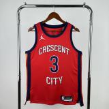 New Orleans Pelicans  RED #3 POOLE 1:1 Quality NBA  Season Jerseys 2026