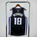 Sacramento Kings Black #18 WESTBROOK 1:1 Quality NBA  Season Jerseys 2024