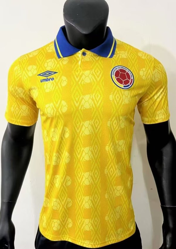 Retro Colombia Home 1:1 Quality Soccer Jersey 1994