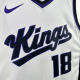 Sacramento Kings White #18 WESTBROOK 1:1 Quality NBA  Season Jerseys 2024