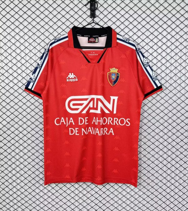 Retro Osasuna Home 1:1 Quality Soccer Jersey  2000-2001