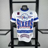 Retro Philadelphia 76ers White  1:1 Quality NBA  Season Jerseys 2026