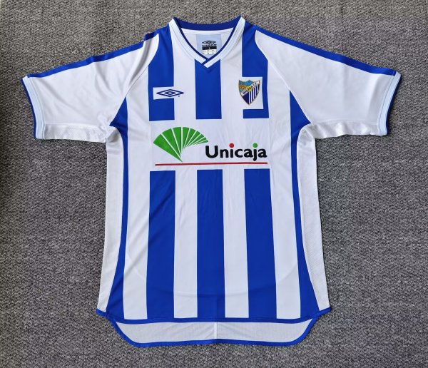 Retro malaga home 1:1 Quality Soccer Jersey 2001-2002