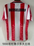 Fortuna Dusseldorf Home Fans 1:1 Quality Soccer Jersey  1998