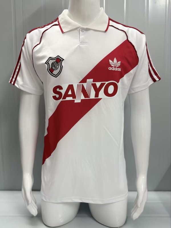 Retro River Plate  Home 1:1 Quality Soccer Jersey  1992-1994