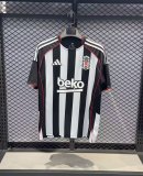 Beşiktaş  Home White Black  Fans 1:1 Quality Soccer Jersey  25-26