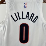 Portland Trail Blazers white #0 LILLARO 1:1 NBA Jerseys 2026