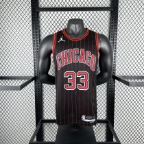 Chicago Bulls JORDAN Black  #33  PIPPEN 1:1 Quality NBA Jerseys  2026