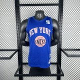 New York Knicks Blackpink Blue #16  BLAJKPINK NBA Jerseys  25-26