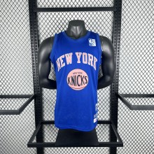 New York Knicks Blackpink Blue #16  BLAJKPINK NBA Jerseys  25-26