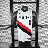 Portland Trail Blazers White #8 AVDIJA 1:1 NBA Jerseys 2026