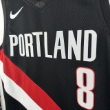Portland Trail Blazers   Black  #8 AVDIJA 1:1 NBA Jerseys 2026