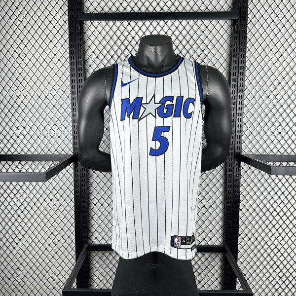 Orlando Magic White #5 BANCHERO 1:1 Quality NBA  Season Jerseys 2026