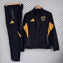 Paris FC Windbreaker Sets With pants  Black 1:1 Quality Soccer Jersey  25-26