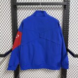 PSG Paris  Windbreaker  Blue 1:1 Quality Soccer Jersey  25-26