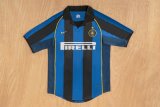 Retro Inter Milan Home 1:1 Quality Soccer Jersey    2001--2002