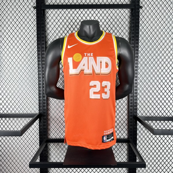 Cleveland Cavaliers Orange City Edition #23 JAMES 1:1 Quality NBA  Season Jerseys 2026