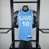 Cleveland Cavaliers Blue City Edition #10 GARLAND 1:1 Quality NBA  Season Jerseys 2025