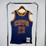 Retro Cleveland Cavaliers Blue  #23 JAMES 1:1 Quality NBA  Season Jerseys 2015-2016