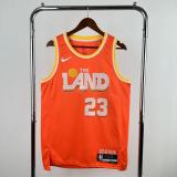 Cleveland Cavaliers Orange City Edition #23 JAMES 1:1 Quality NBA  Season Jerseys 2026