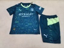 Manchester City Third Away Kids  1:1 Quality Soccer Jersey   25-26