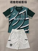 Norwich City  Away (kids and man ) 1:1 Quality Soccer Jersey  25-26
