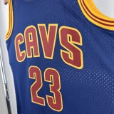 Retro Cleveland Cavaliers Blue  #23 JAMES 1:1 Quality NBA  Season Jerseys 2015-2016