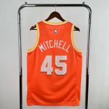 Cleveland Cavaliers Orange City Edition #45 MITCHELL 1:1 Quality NBA  Season Jerseys 2026