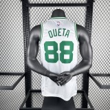 Boston Celtics White #88 QUETA 1:1 Quality NBA Jerseys