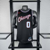 Chicago Bulls Black #0 WHITE 1:1 Quality NBA  Season Jerseys 2026