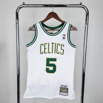 Retro Boston Celtics White #5 GARNETT 1:1 Quality NBA Jerseys  2008