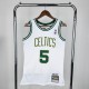 Retro Boston Celtics White #5 GARNETT 1:1 Quality NBA Jerseys  2008