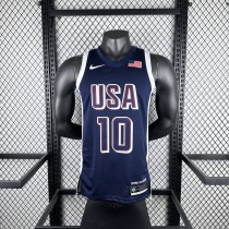 USA Boston Celtics Blue #10 TATUM 1:1 Quality NBA Jerseys  2024 Olympic Games