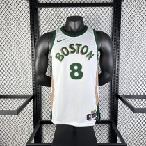 Boston Celtics City Edition White #8 PORZINGIS  1:1 Quality NBA Jerseys  2024