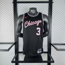 Chicago Bulls Black #3 GIDDEY 1:1 Quality NBA  Season Jerseys 2026
