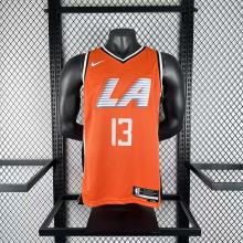 Los Angeles Clippers  Orange City Edition #13 GEORGE 1:1 Quality NBA  Season Jerseys 2026