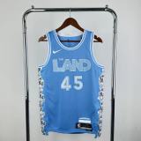 Cleveland Cavaliers Blue City Edition #45 MITCHELL 1:1 Quality NBA  Season Jerseys 2025