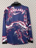 England Goalkeeper Long Sleeve Fans 1:1 Quality Soccer Jersey 26-27 (2026)