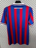 Retro Crystal Palace Blue Red Fans 1:1 Quality Soccer Jersey  25-26
