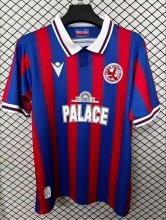 Retro Crystal Palace Blue Red Fans 1:1 Quality Soccer Jersey  25-26